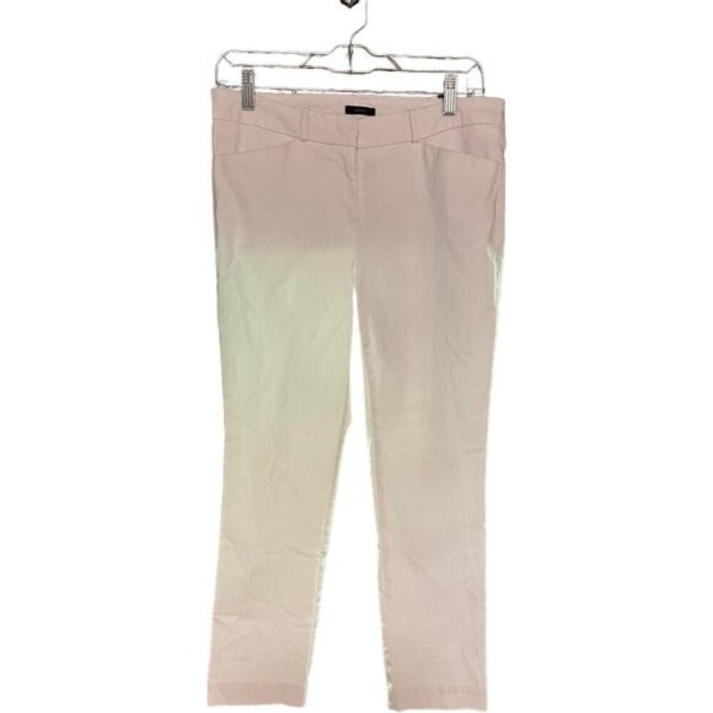 Womens White Worthington Slim Fit Size SP Pants